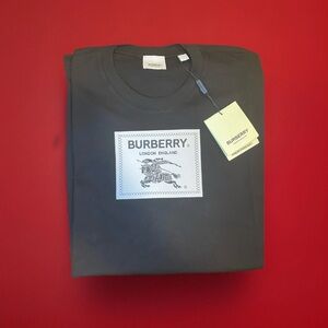 Burberry Men’s Equestrian Patch Tee | Black | Size Large | NWT